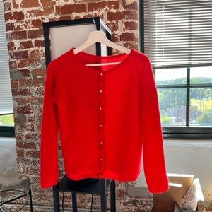 Sézane Gaspard Jumper in Red Size Small
